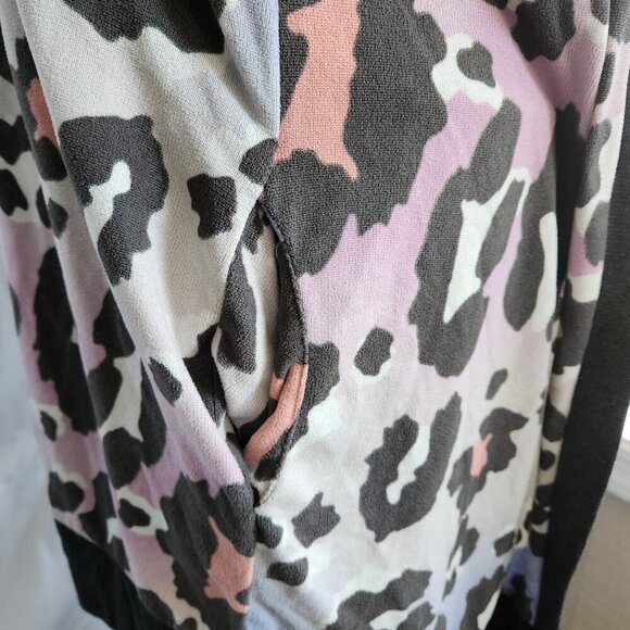 Multicolor Cheetah print plus size cardigan boutique 2xl - Picture 5 of 6